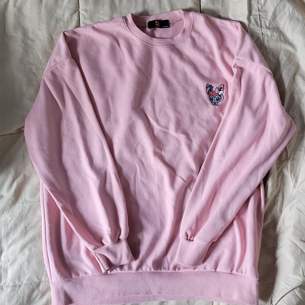 Pink Syleveon Pokemon Sweater